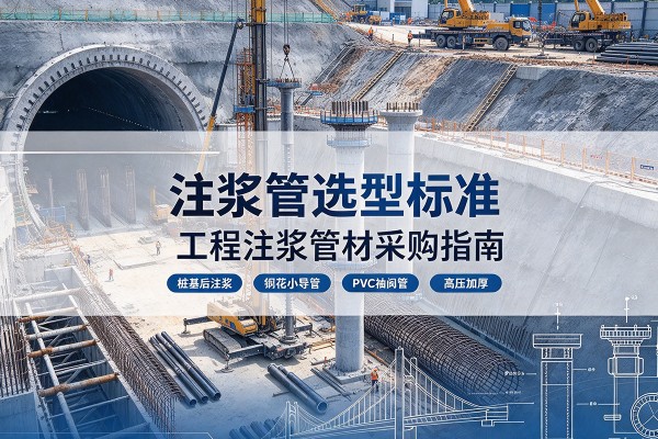 东营注浆管选型标准