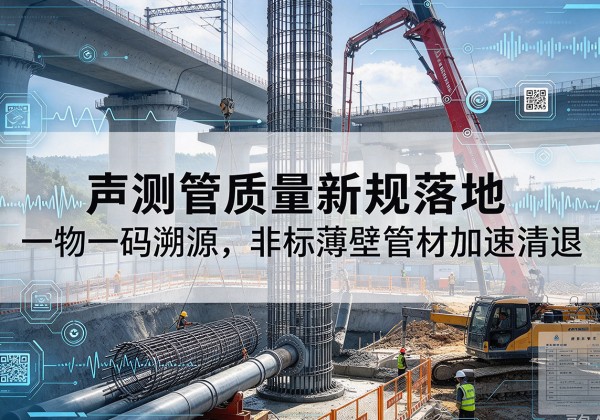 东营声测管质量新规落地，一物一码溯源，非标薄壁管材加速清退